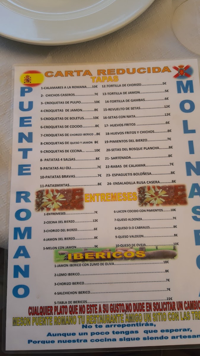 Menu Mesón Puente Romano-5