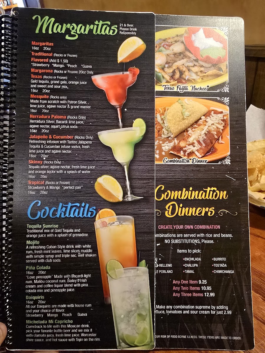 Menu Mesquite Mexican Grill-1