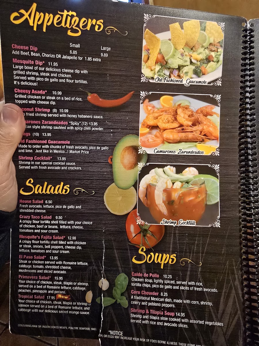 Menu Mesquite Mexican Grill-10