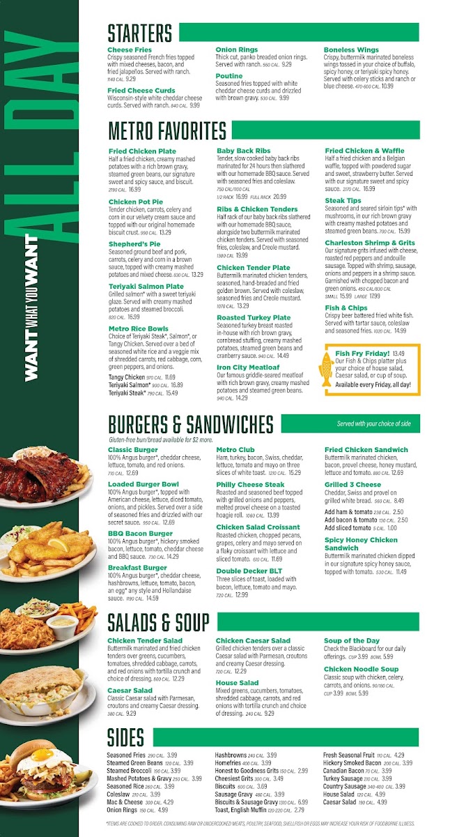 Menu Metro Diner-2