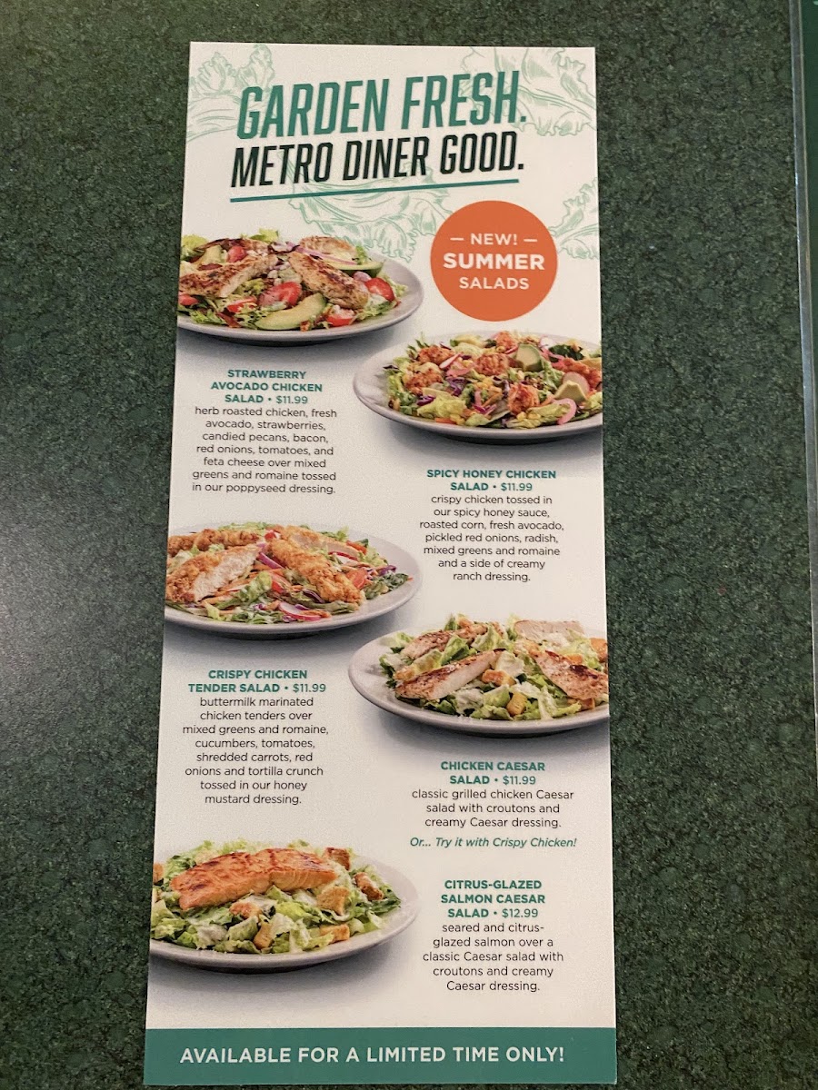 Menu Metro Diner-6