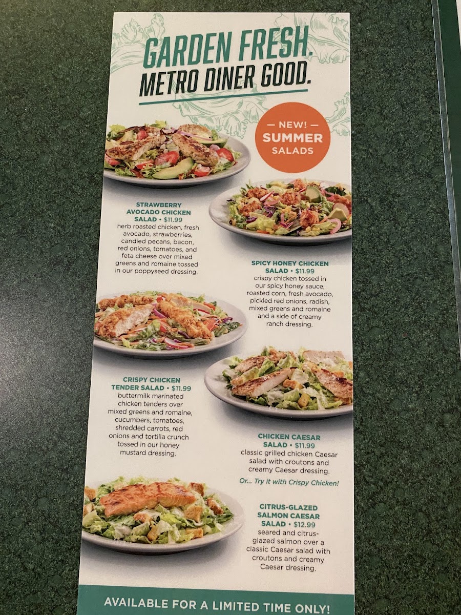 Menu Metro Diner-7
