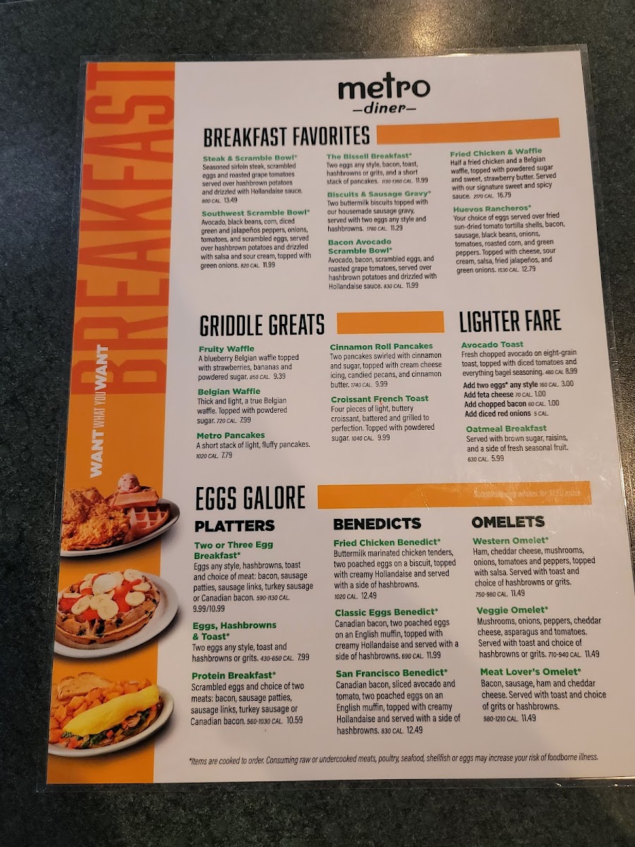 Menu Metro Diner-8