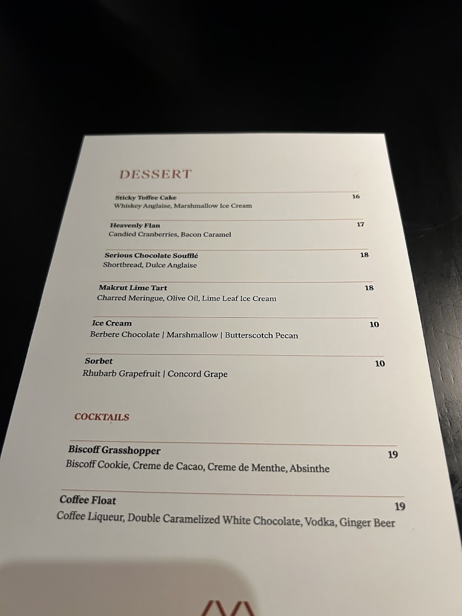 Menu Metropolis-8