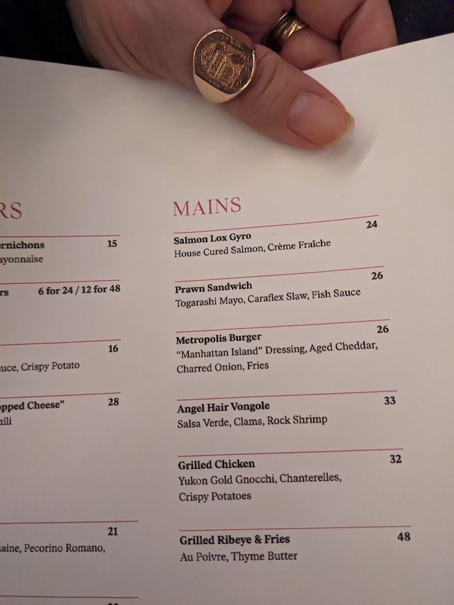 Menu Metropolis-9