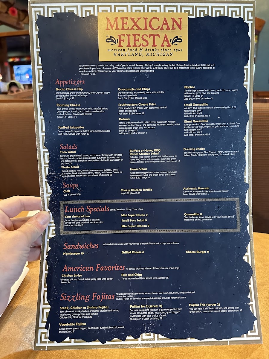 Menu Mexican Fiesta - Hartland-7