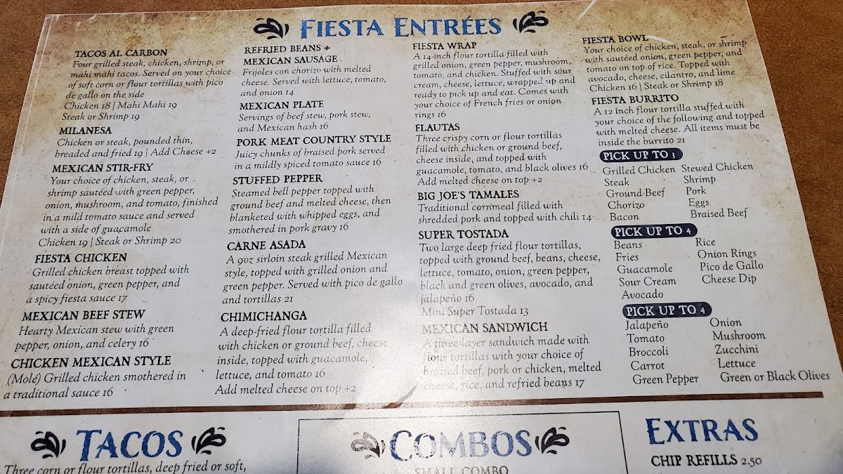 Menu Mexican Fiesta - Hartland-9