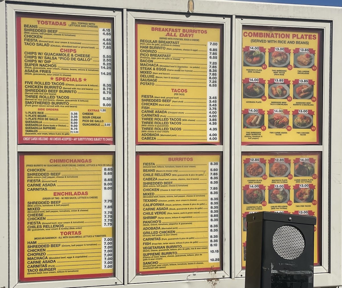 Menu Mexican Taco Shop-10