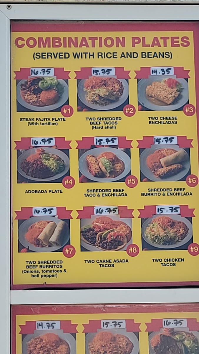 Menu Mexican Taco Shop-7