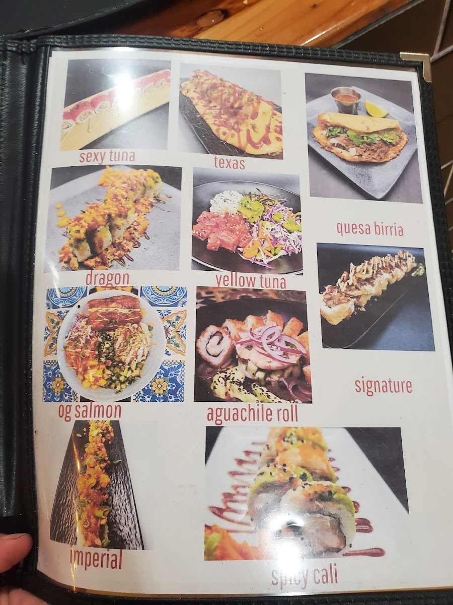 Menu Mexsu-9