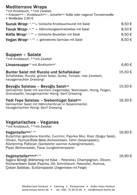 Menu Meyan Mediterranean Restaurant-7