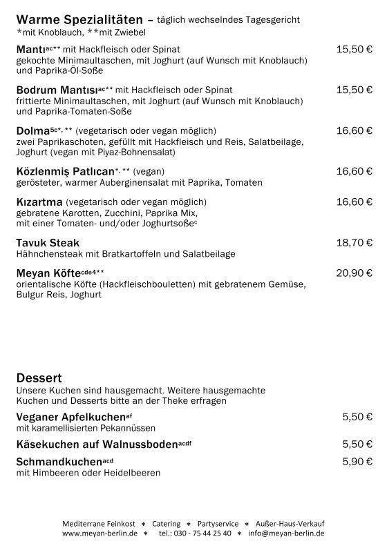 Menu Meyan Mediterranean Restaurant-9