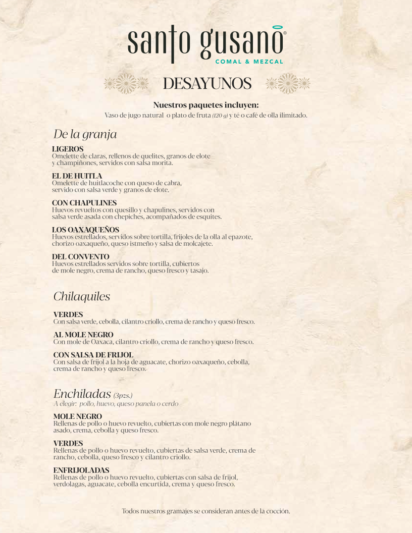 Menu Mezcalería Santo Gusano-3