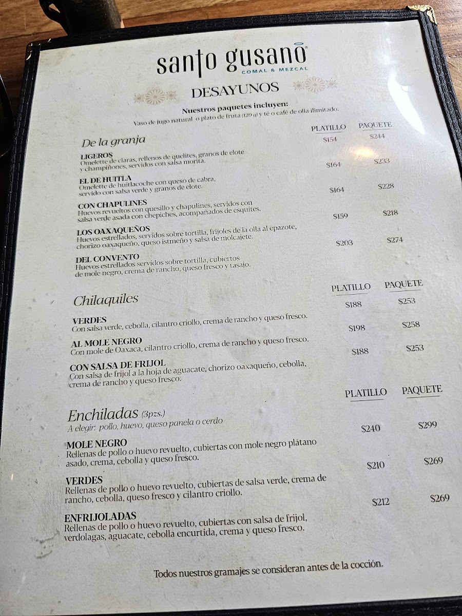 Menu Mezcalería Santo Gusano-6