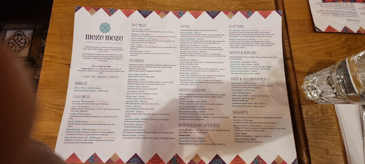 Menu Meze Meze-2