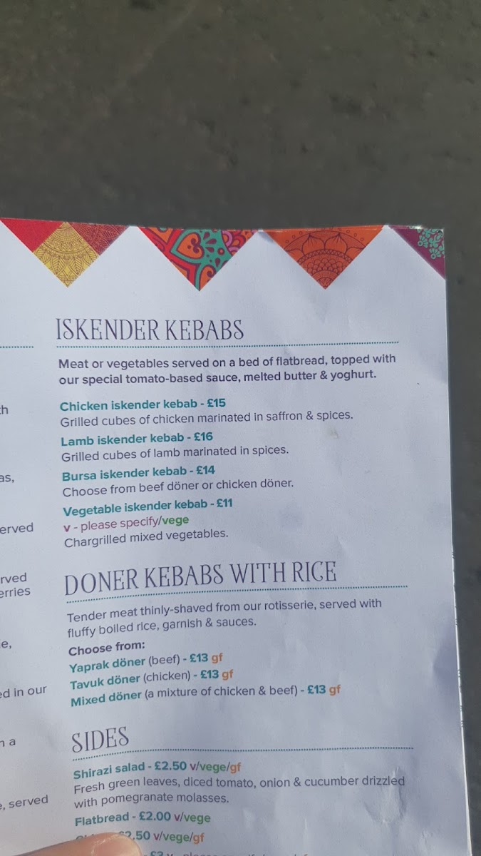 Menu Meze Meze-4