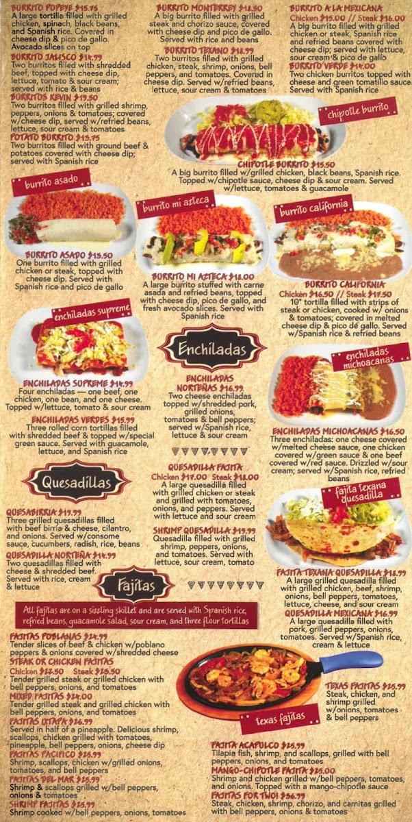 Menu Mi Azteca Mexican Restaurant-4