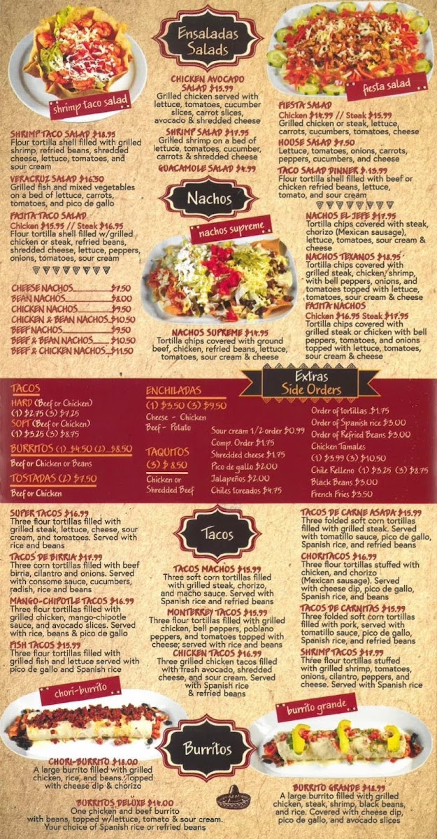Menu Mi Azteca Mexican Restaurant-5