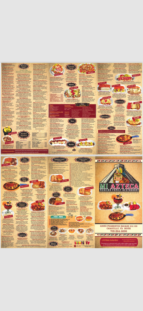 Menu Mi Azteca Mexican Restaurant-6