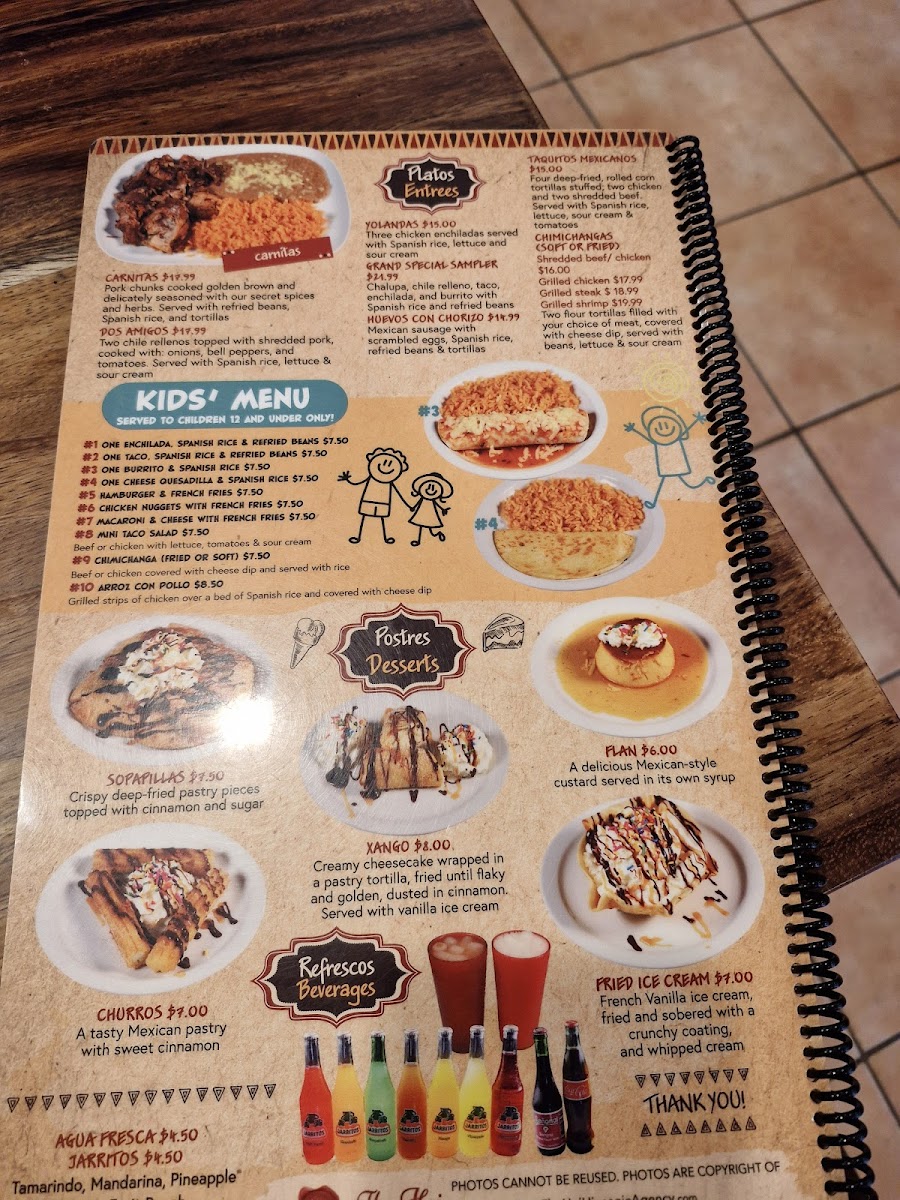 Menu Mi Azteca Mexican Restaurant-7