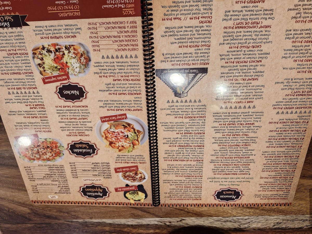 Menu Mi Azteca Mexican Restaurant-8
