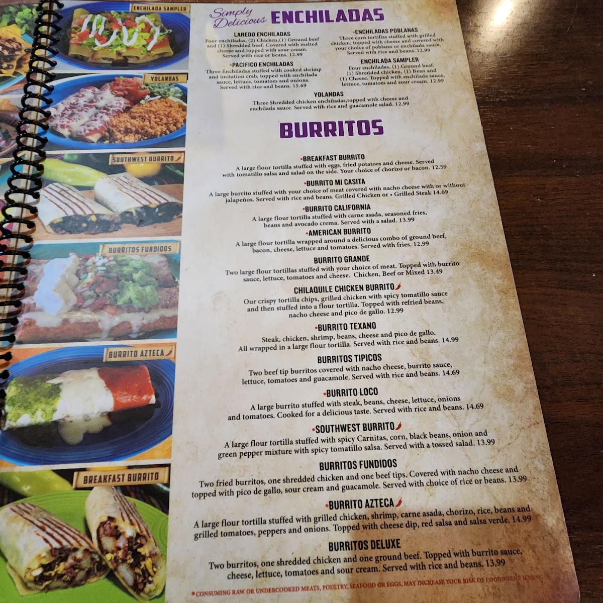 Menu Mi Casita #7 Reilly Rd-3