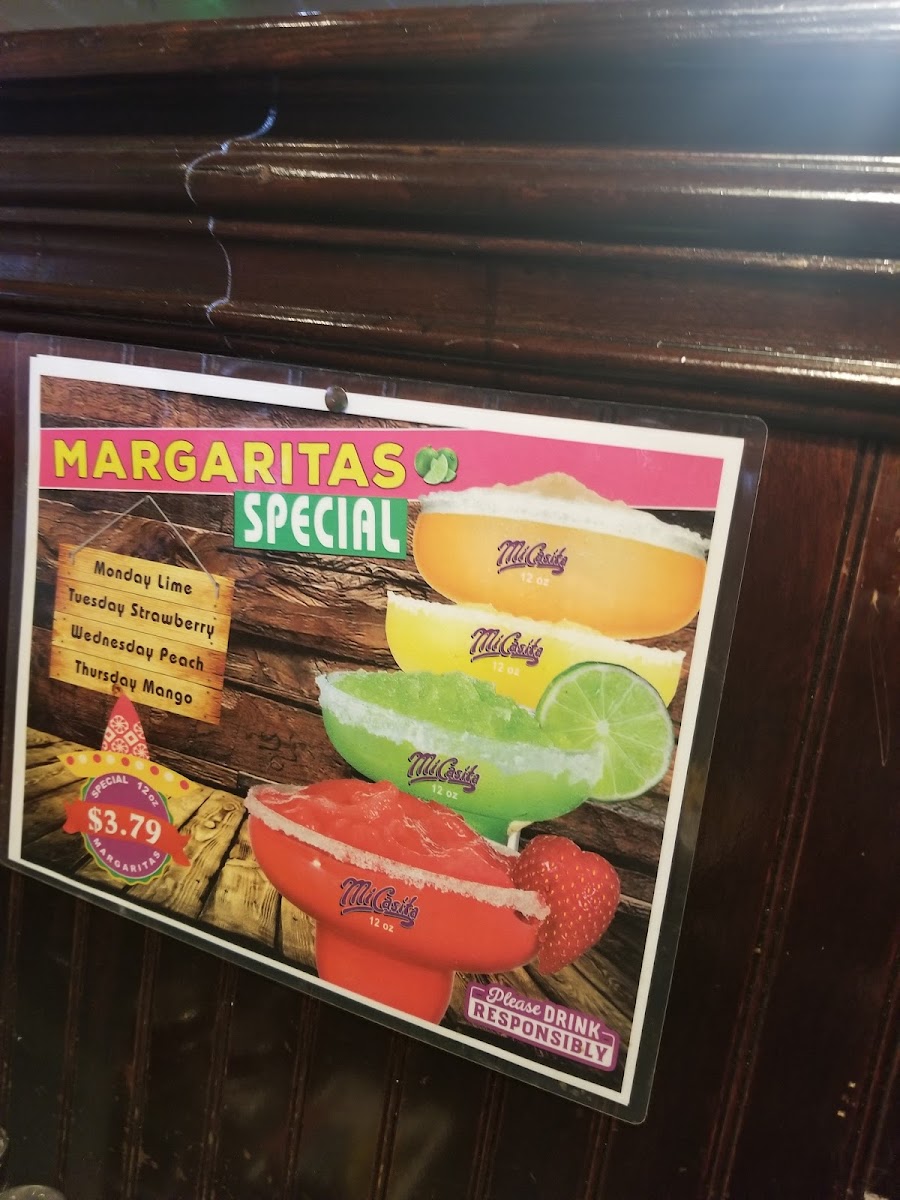 Menu Mi Casita #7 Reilly Rd-9