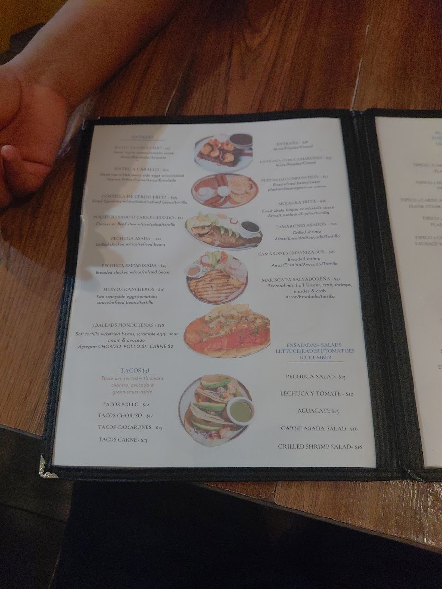Menu Mi Pequeño El Salvador Restaurant-4