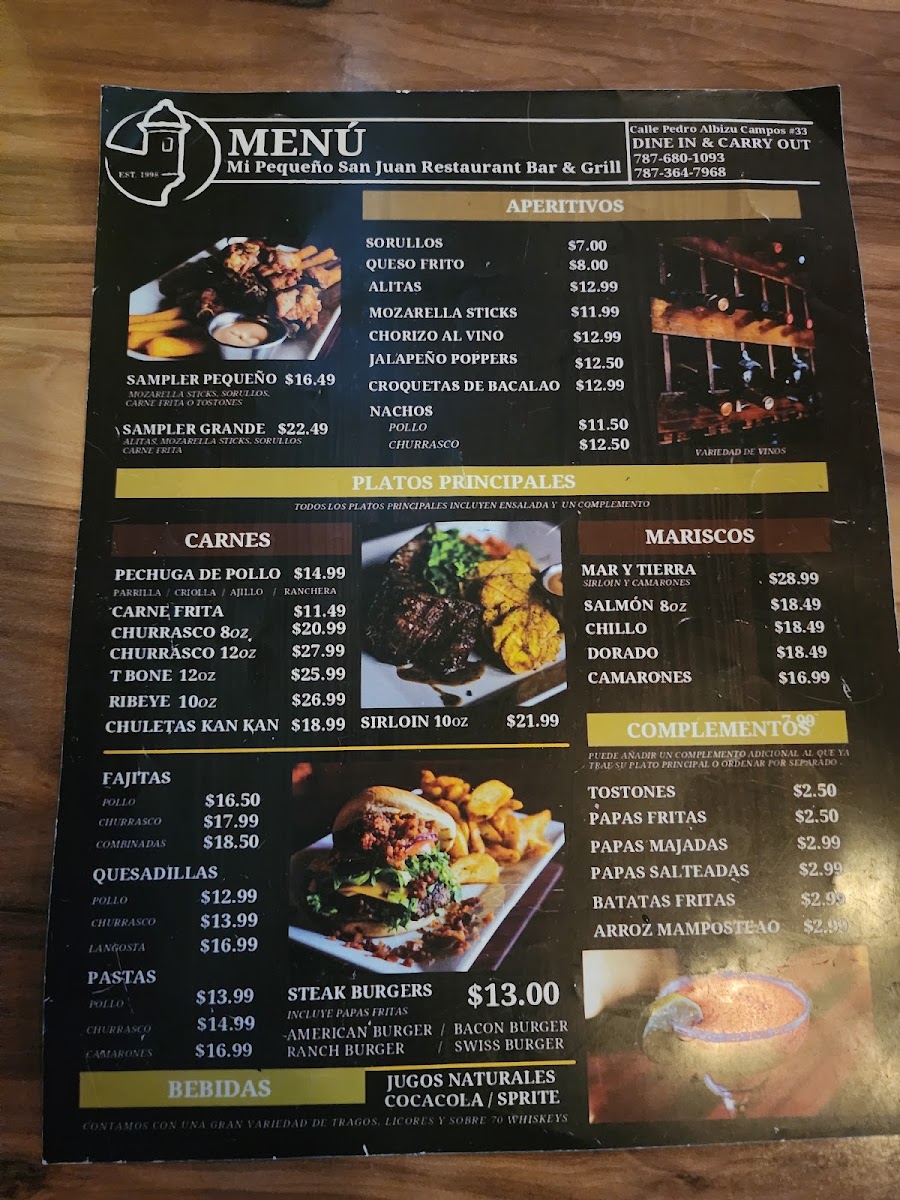 Menu Mi Pequeño San Juan Restaurant-3