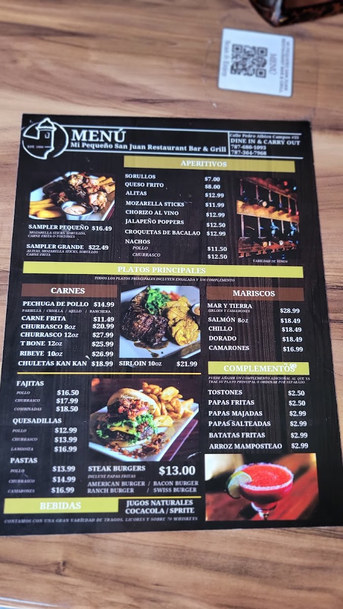 Menu Mi Pequeño San Juan Restaurant-4