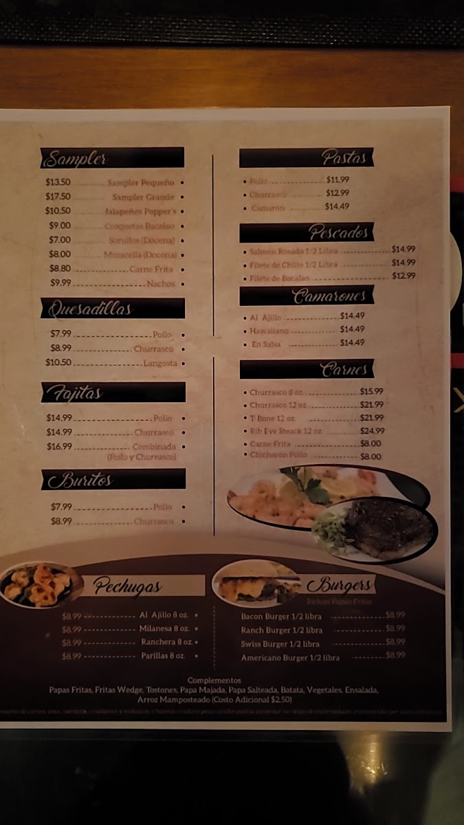 Menu Mi Pequeño San Juan Restaurant-9