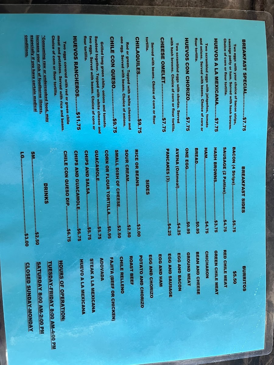 Mi Pueblito Menu-2