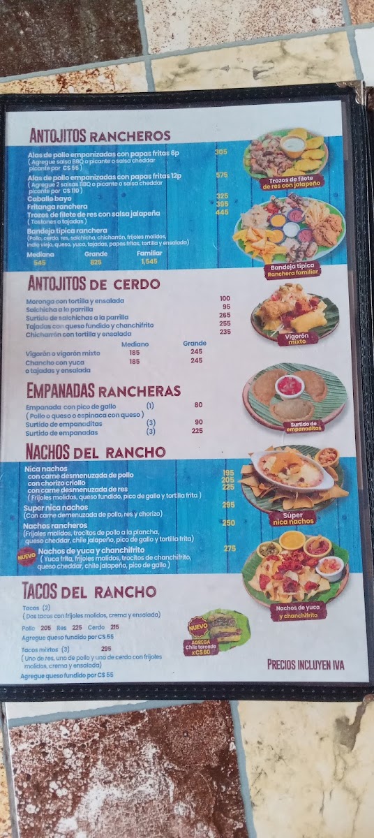 Menu Mi Ranchito - Rivas-10