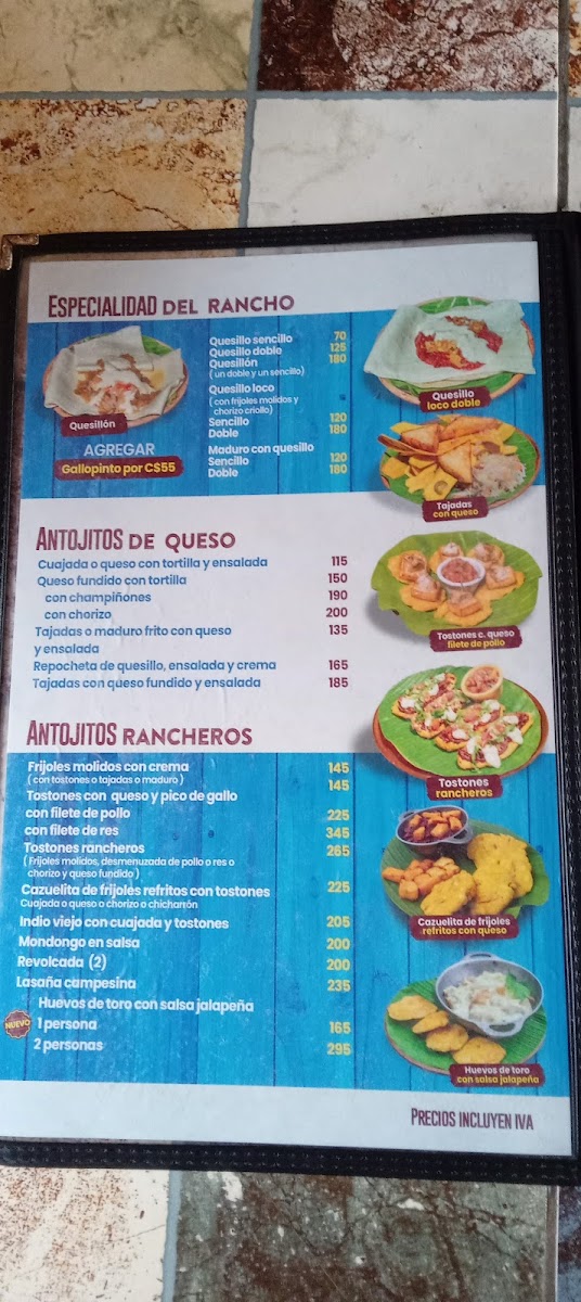 Menu Mi Ranchito - Rivas-9