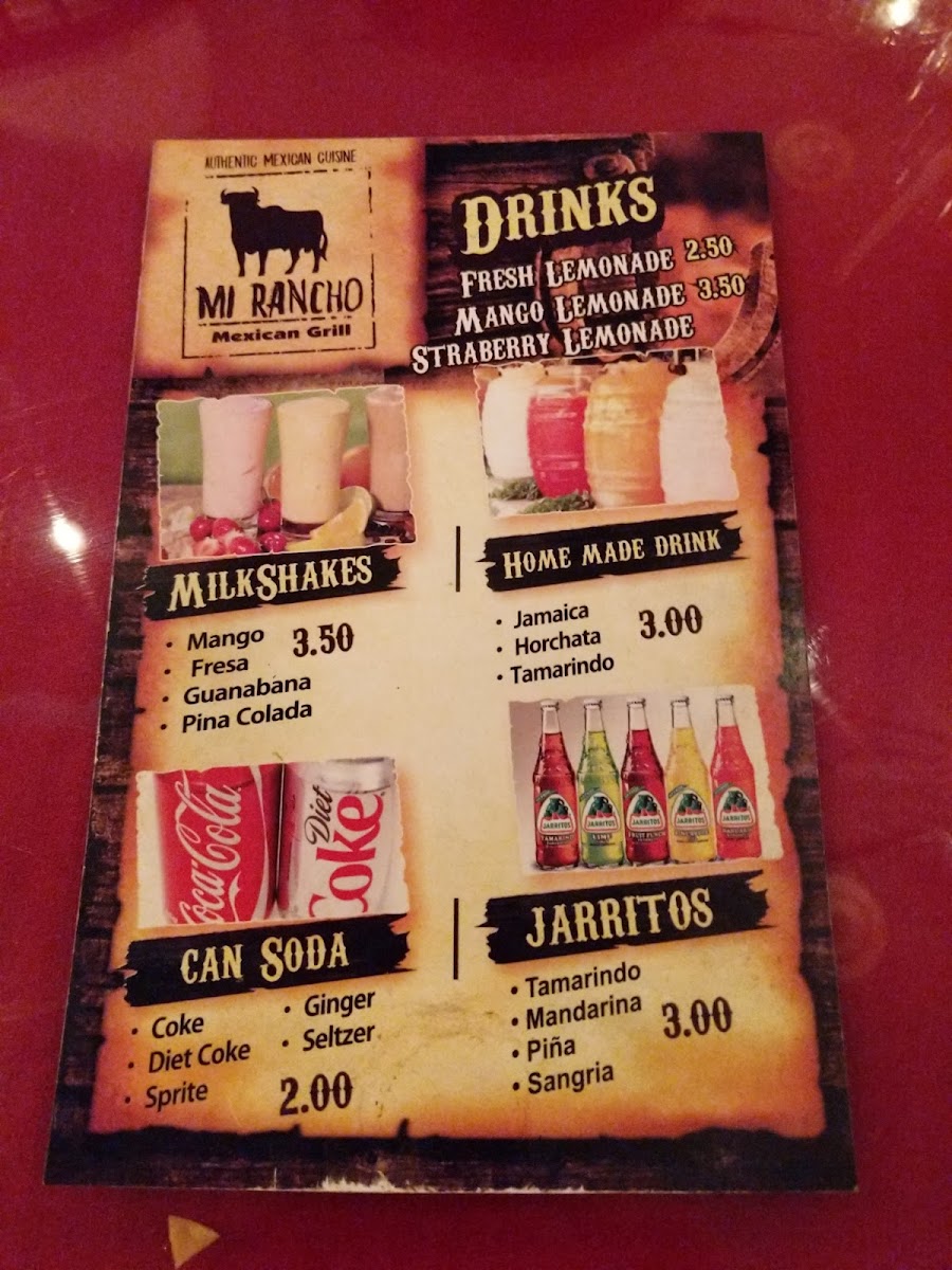 Menu Mi Rancho Mexican Restaurant - Hackensack-5