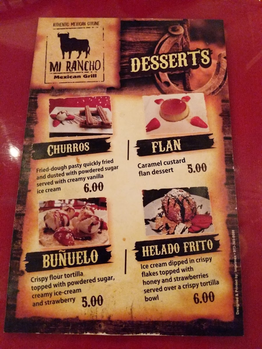 Menu Mi Rancho Mexican Restaurant - Hackensack-6
