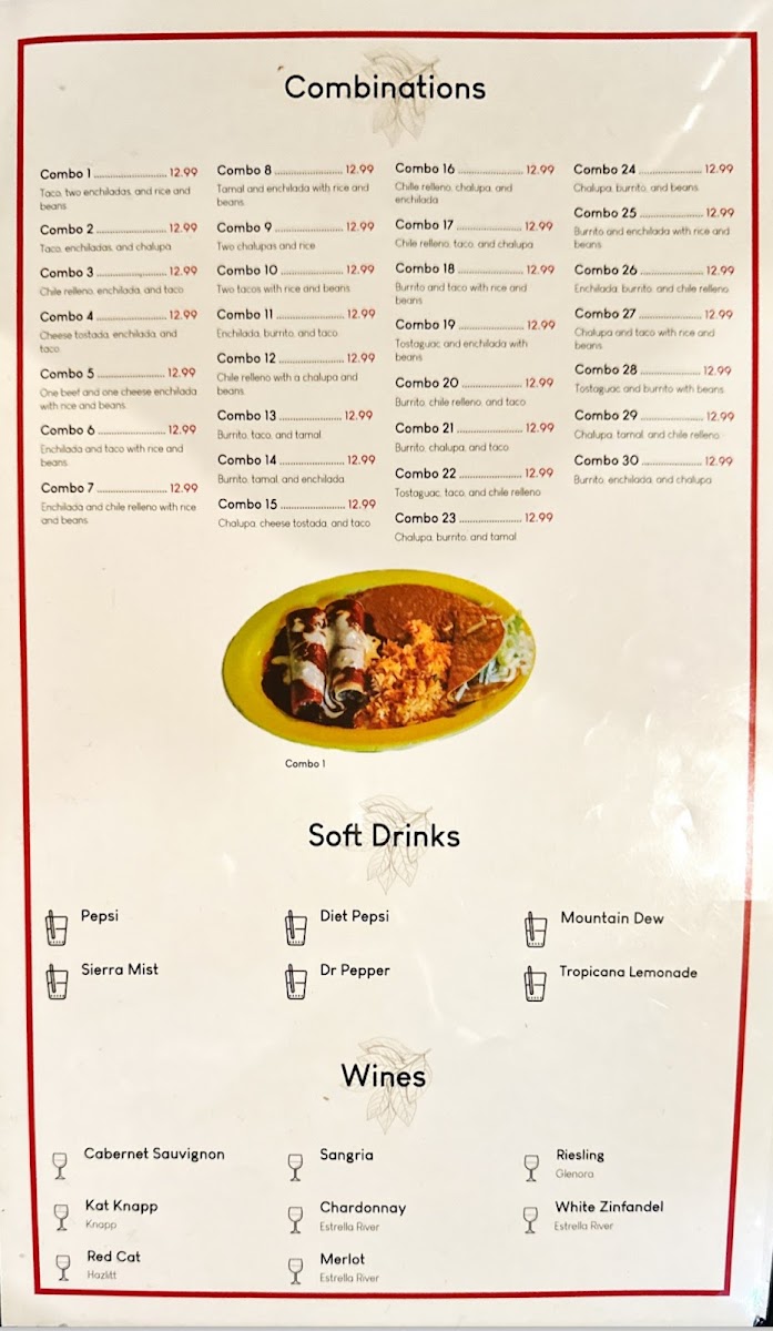 Menu Mi Rancho - Mexican Restaurant-7