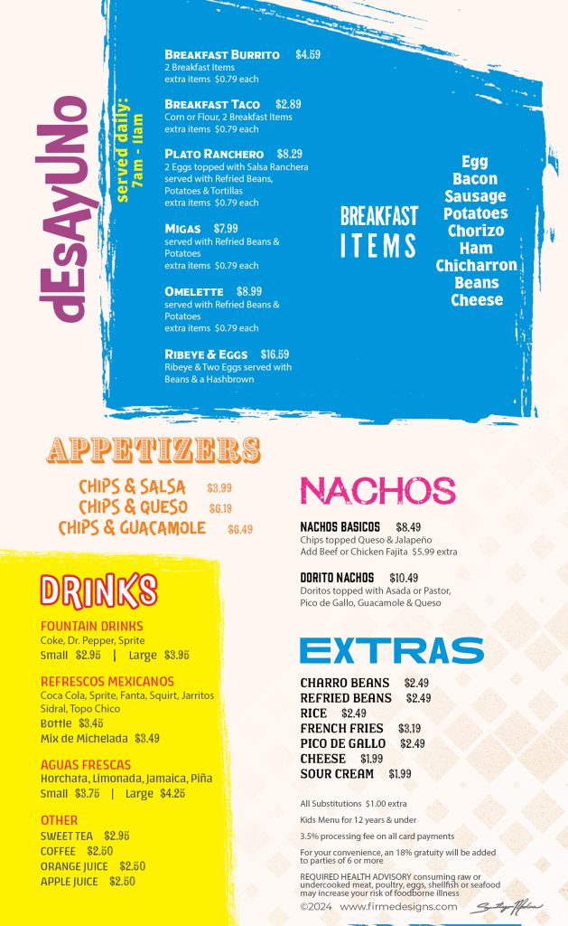 Menu Mi Tierra Taqueria-3