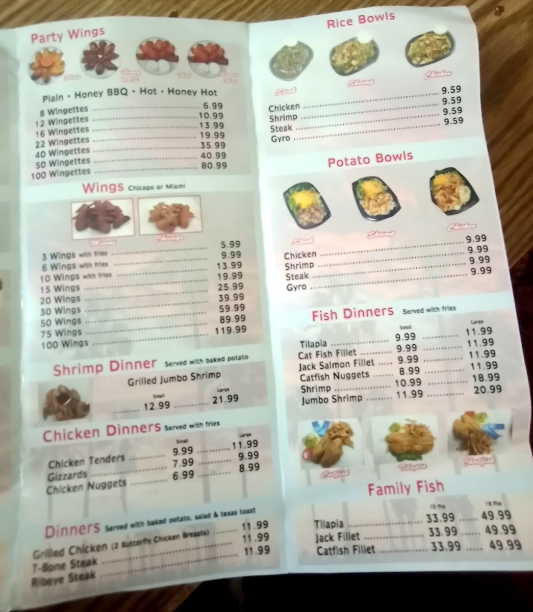 Menu Miami Grill-10