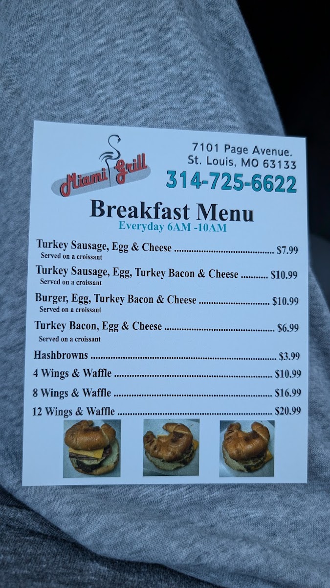 Menu Miami Grill-5