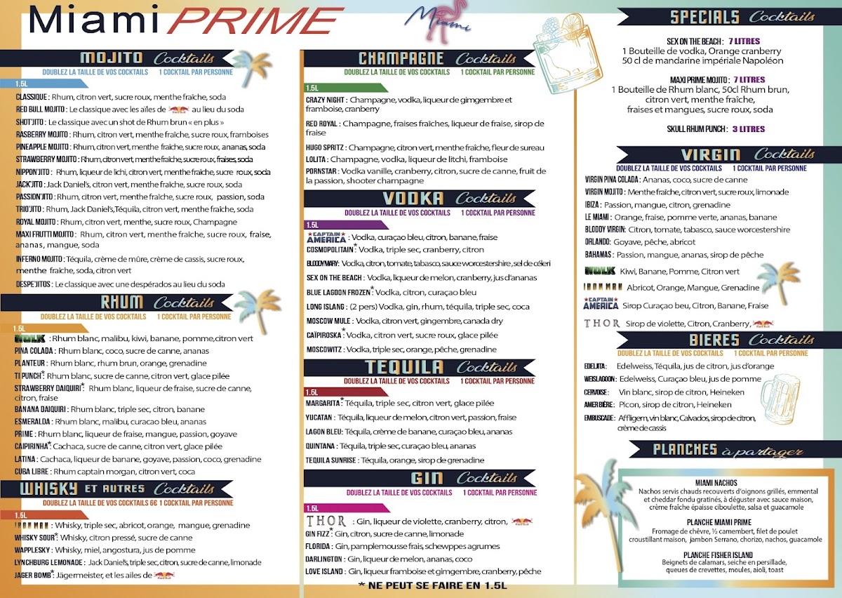 Menu Miami Prime-1