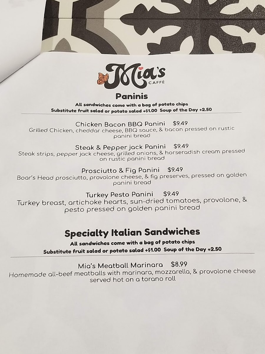 Menu Mia's Caffe-2