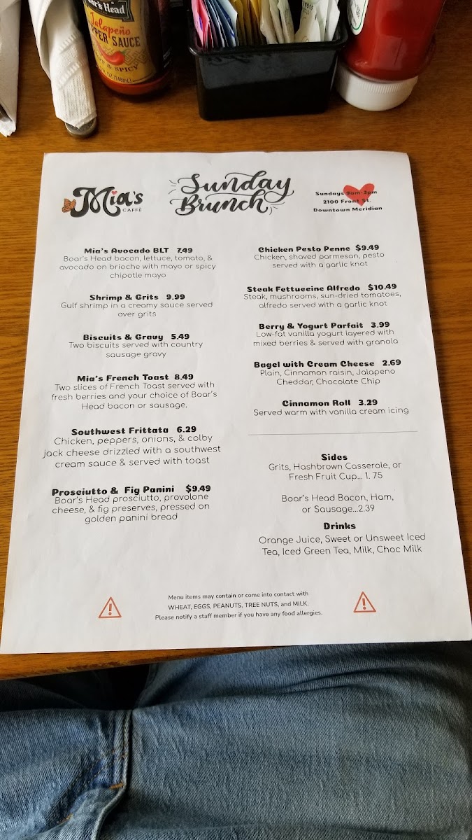Menu Mia's Caffe-5
