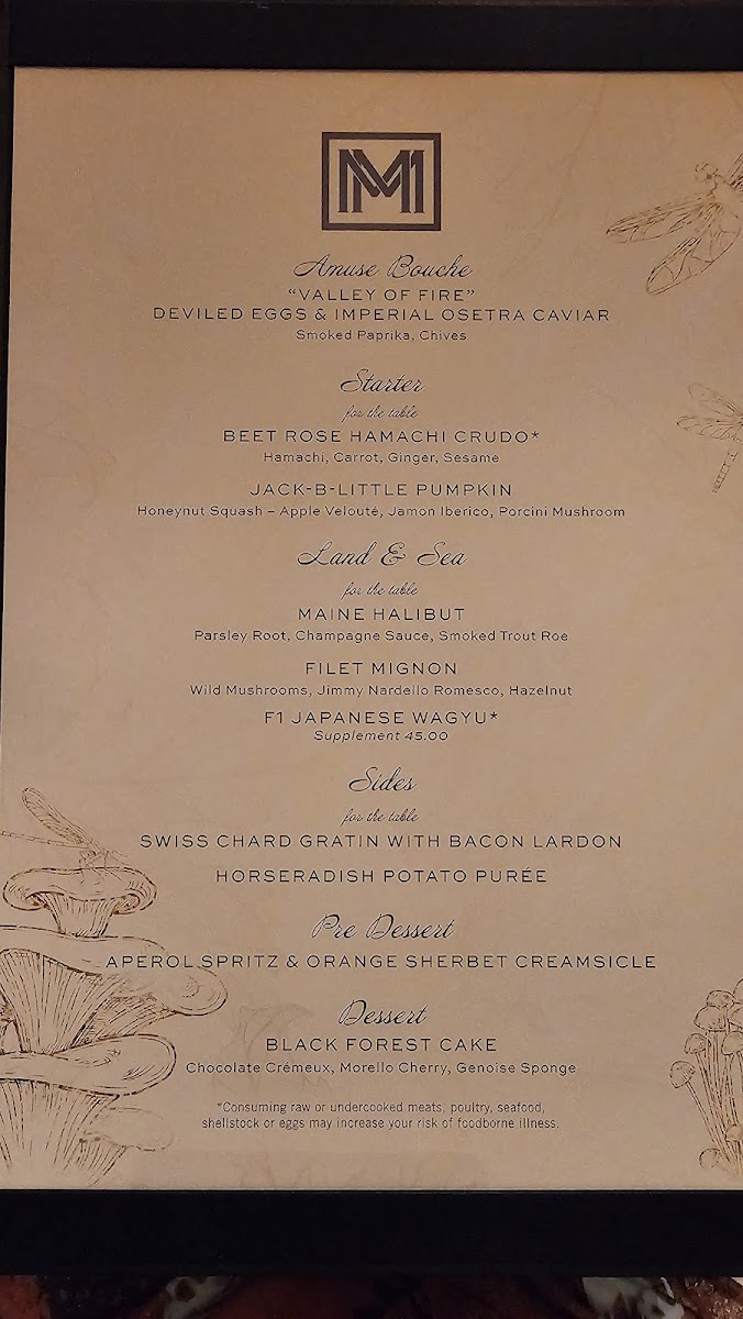 Menu Michael Mina-2
