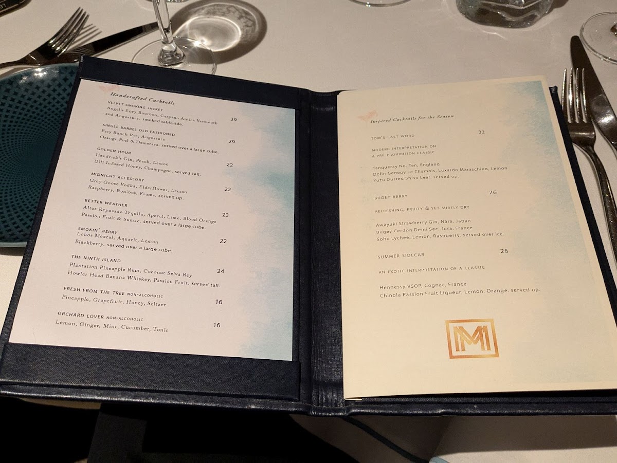Menu Michael Mina-6