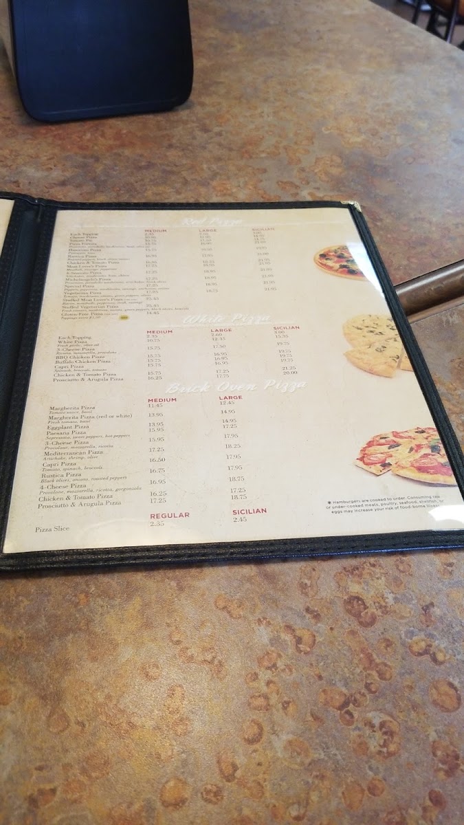 Menu Michelangelo's Pizza-1