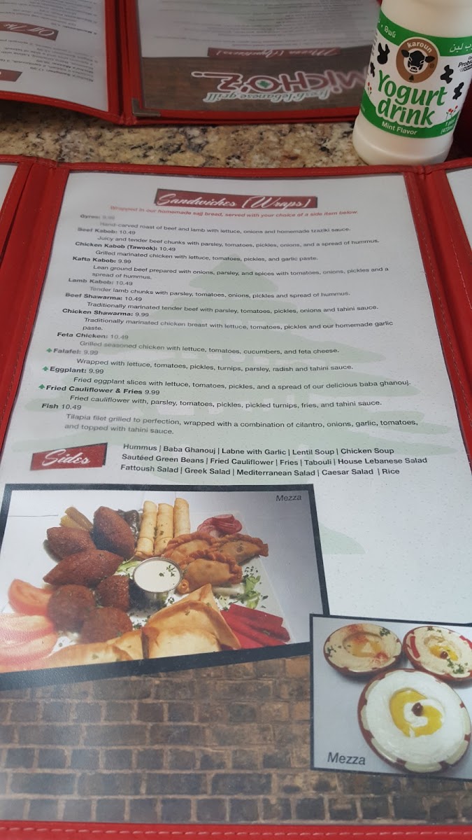 Menu Micho'z Fresh Lebanese Grill-3