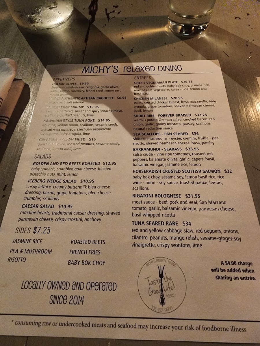 Menu Michy's Relaxed Dining-2