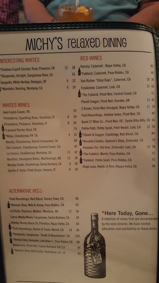 Menu Michy's Relaxed Dining-7