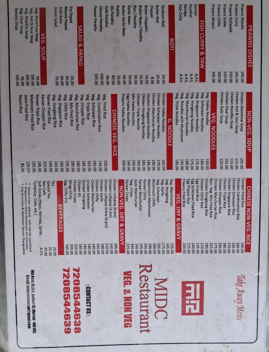Menu Midc Restaurant-4